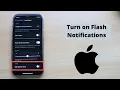 iPhone 12 How to Turn on Flash Notification iPhone 12