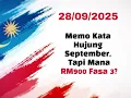 Download Lagu [TERKINI] Memo Kata Hujung September, Tapi Mana RM900 Fasa 3?@BantuanMY​