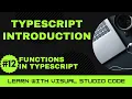 Learn with VSCode TypeScript for Beginners Functions in TypeScript