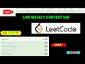 Weekly Contest 348 Live Coding 2716 2719 Live Code JAVA Hindi Code-Guru