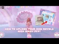 How to upload your own Royale high diary profile picture