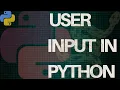Python Complete Course for Beginners Lecture 4 User Input in Python