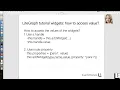 LiteGraph create and use widgets