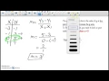 Finding Slope and y-intercept from a given table