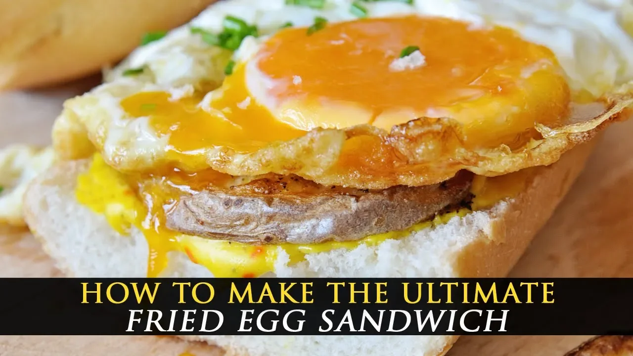 Crispy Fried Egg Sandwich with Potatoes & Saffron Aioli