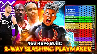 I CREATED A 99 DUNK 2-WAY SLASHING PLAYMAKER BUILD on NBA2K27 BEST TALL GUARD AFTER PATCH
