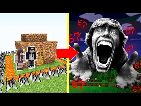 Video Thumbnail: CẬU BÉ QUỶ ÁM 67 KID Tấn Công Nhà Được Bảo Vệ Bởi bqThanh và Ốc Trong Minecraft