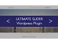 Ultimate Slider - Wordpress plugin