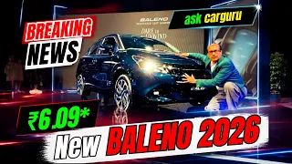 ₹6.09 Lakh, 2026 New Baleno Facelift Walkaround: ADAS Level 2 Aur Ventilated Seats 🔥 Ask CarGuru