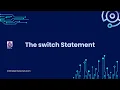 Java Essentials Blueprint - The switch Statement