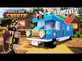 I built a 4000 BLOCK BUS ROUTE in Minecraft Create Mod