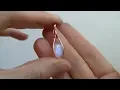 Mini Pendant with cabochon Wire Wrap Tutorial beginner