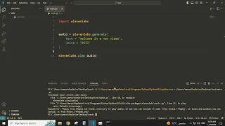 solved value error ffplay from ffmpeg not found