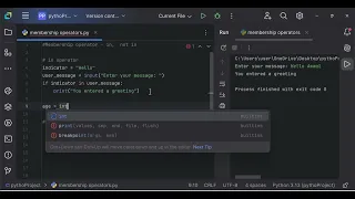Beginner Python Tutorial - Membership operators in Python