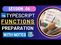 TypeScript Functions Detailed Notes Exams Session - 4 Governor IT Course JavaScript Nodejs