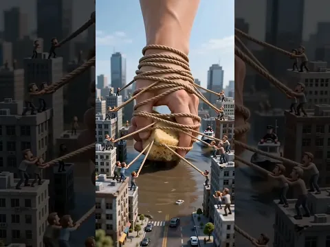 इंसानी हाथ ने बाढ़ और गड्ढे दोनों को एक झटके में साफ कर दिया 😱🤔 #shorts #viral