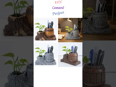 Cement Craft Tutorial  #diy #roomdecor #art
