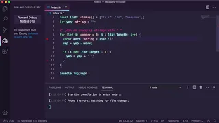 Debug TypeScript in VS Code - Debugging in VS Code