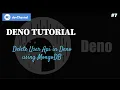 Deno Tutorial Part - 7 Delete User Api using Deno and MongoDB