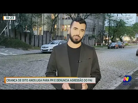 Criança de 8 anos liga para Polícia Militar e denuncia agressão do pai