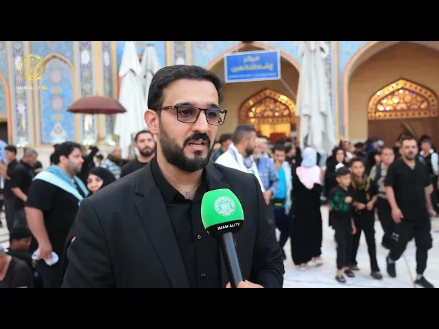 وحدة دليل الزائرين في العتبة العلوية المقدسة تواصل عملها في تقديم الخدمات لزائري الأربعين