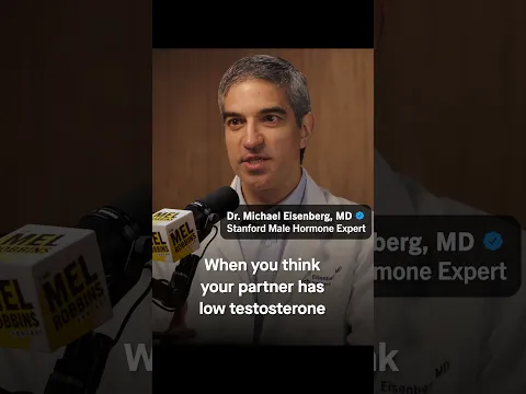 When you think your partner has low testosterone | Mel Robbins #shorts