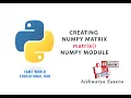 - Numpy Matrix