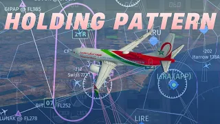 how to fly a holding pattern on infinite flight simulator multiplayer b737max 8