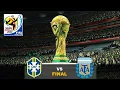 PES 2010 - FIFA World Cup 2010: Brasil vs. Argentina (Final) 🏆