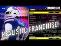 MOST REALISTIC ALL MADDEN FRANCHISE SETTINGS MADDEN 24