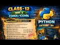 L4 Operators in Python ONE SHOT lecture Class 12 Sem 3 Python Computer Application Science