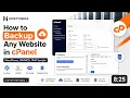 How to Backup Any Website in cPanel WordPress WHMCS PHP Scripts Hostyindia