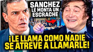 MILEI HUMILLA A SÁNCHEZ EN MADRID HORAS DESPUÉS DE ATACARLO. CALLA A LOS QUE DECÍAN QUE NO VINIERA.