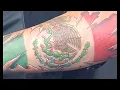 Color Mexican Flag Tattoo By Carlos Cisnero
