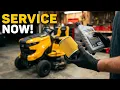 Service of my Cub Cadet XT1 LT50 Oil Change Air Filter Spark Plugs and More