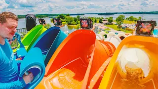 Riptide Racer POV | Fast Mat Racer Waterslide at Nashville Shores