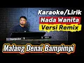 Download Lagu MALANG DENAI BAMIMPI ( Silva Hayati ) Versi Remix - Karaoke/Lirik Nada Wanita
