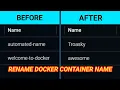 Docker Desktop Can t Rename Your Container Try This