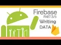 Firebase Android Tutorial Writting Data To Realtime Database