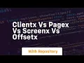 clientx vs pagex vs screenx vs offsetx