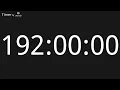 192 Hour Countup Timer
