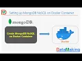 MongoDB on Docker Container Docker Practical Tutorial Part 8 Data Making DM DataMaking