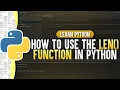 len Function In Python len Learn Python