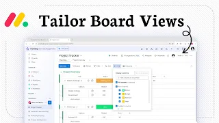 How to Hide Columns Per View in monday.com Multi-Level Boards
