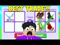 Trading my MEGA FROST DRAGON in a RICH Adopt Me FLEX SERVER