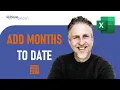 How to Add Months to or Subtract Months From a Date in Excel