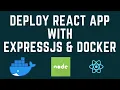 Deploy a React App with ExpressJS and Docker