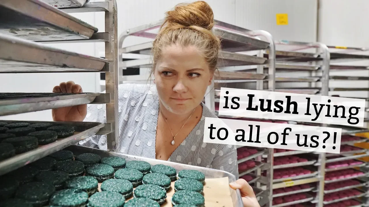 I went behind the scenes at LUSH to find out if they're GREENWASHING