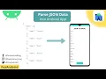 JSON Parsing - Parse JSON Data from Web URL in Android Android Studio Tutorial 2021