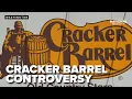 Cracker Barrel drops iconic man from logo faces backlash over woke rebranding